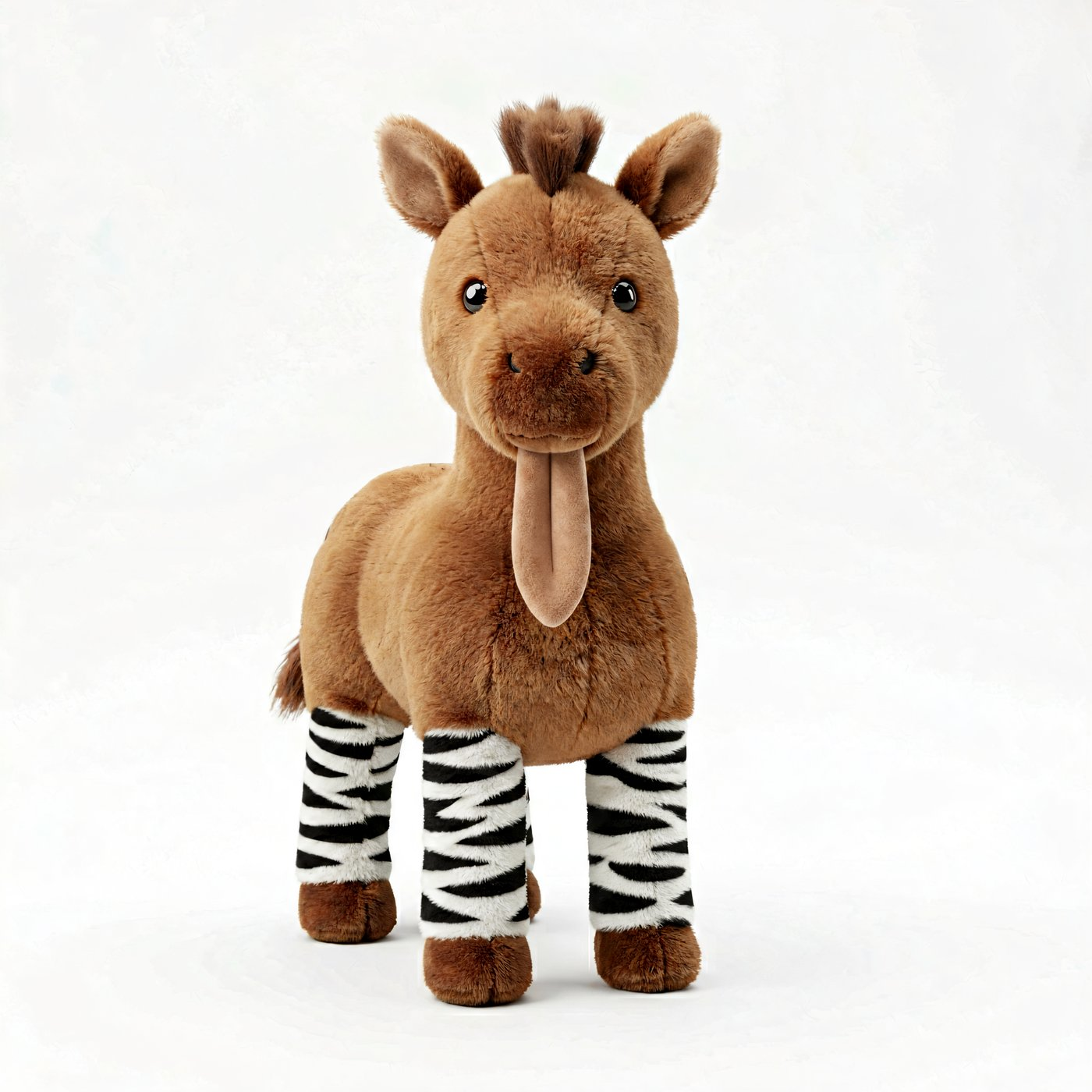 AI Plush Okapi Striped — Early-Learning Talker by niokyar