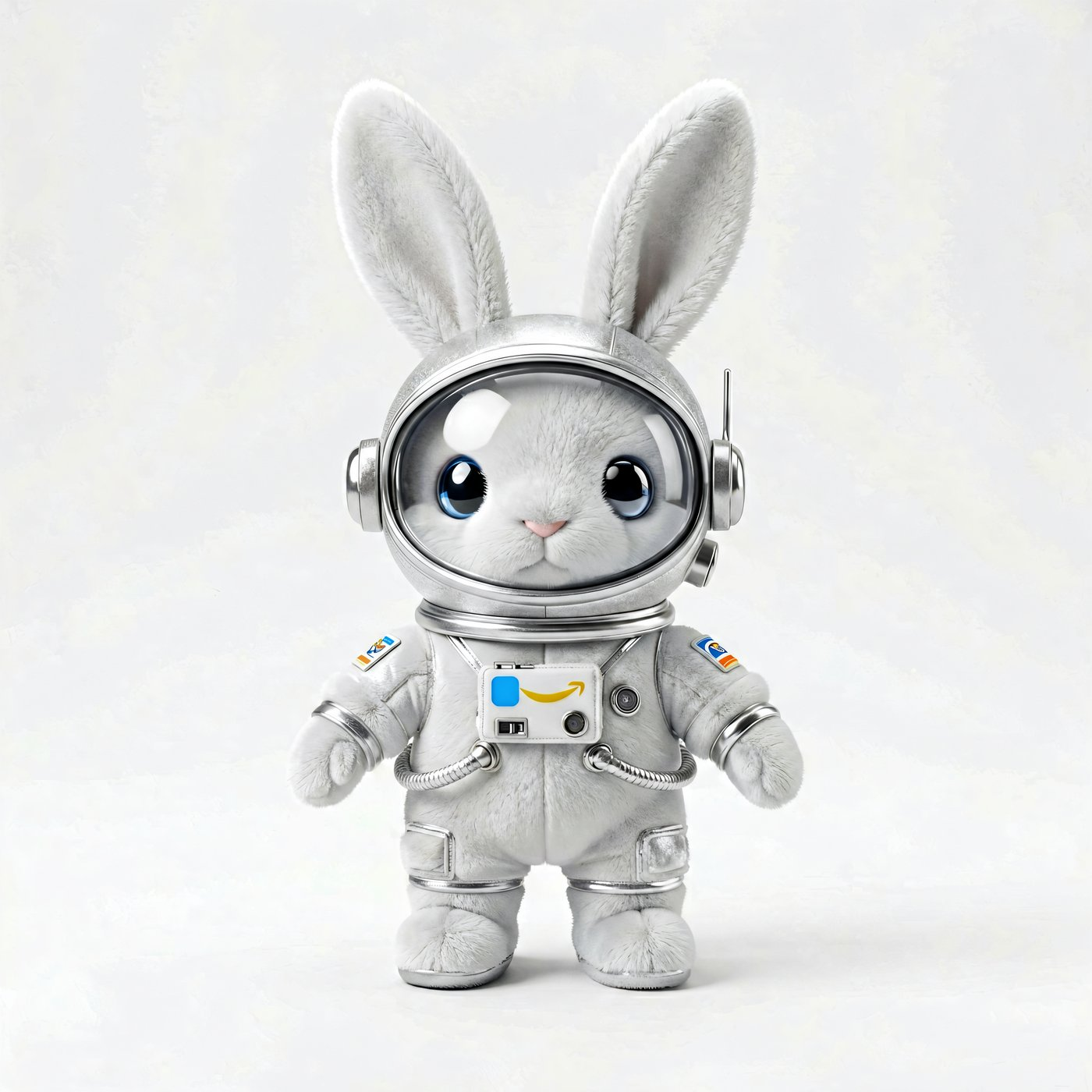 AI Plush Space Bunny — AI Companion Plush by niokyar