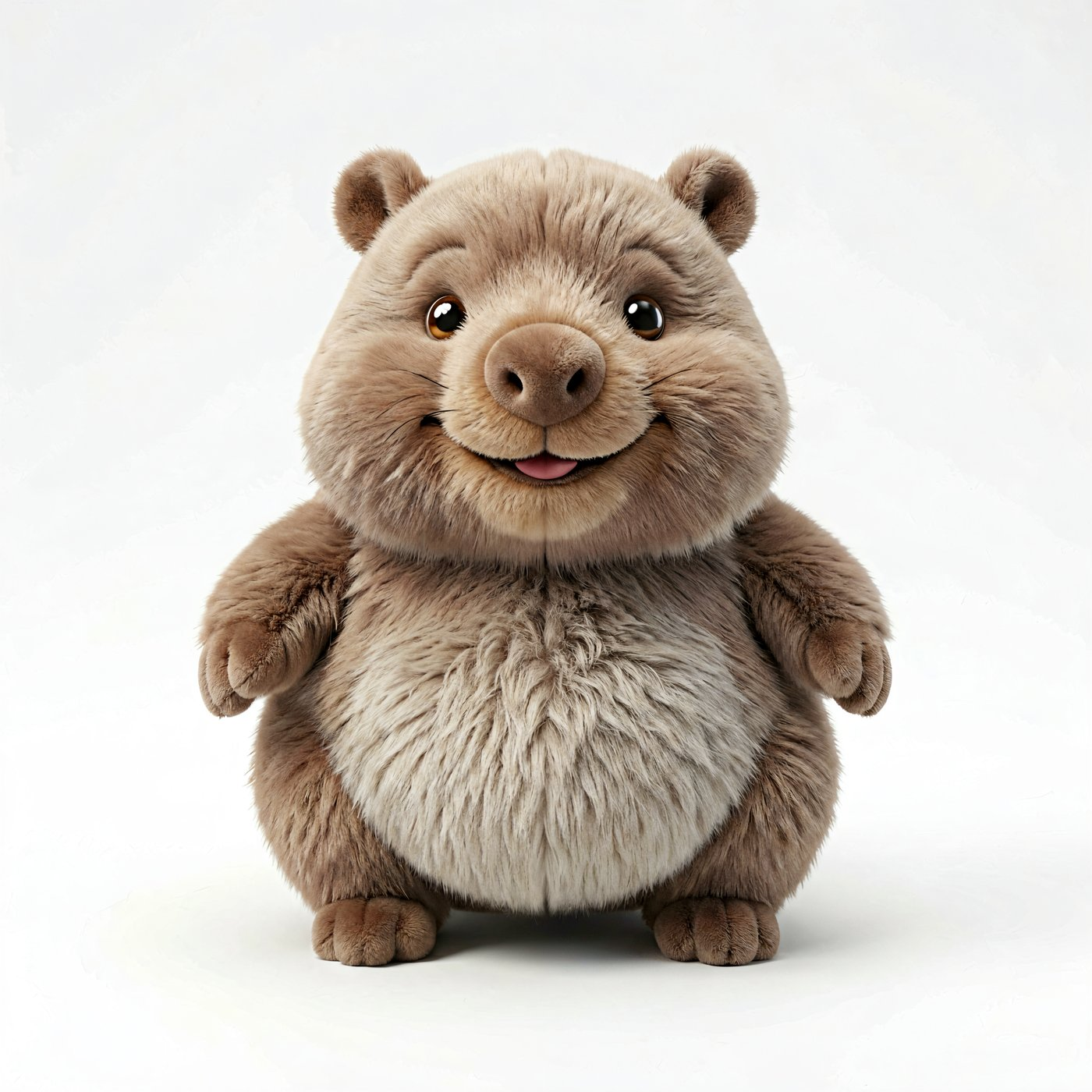 AI Plush Wombat Burrow — AI Companion Plush by niokyar