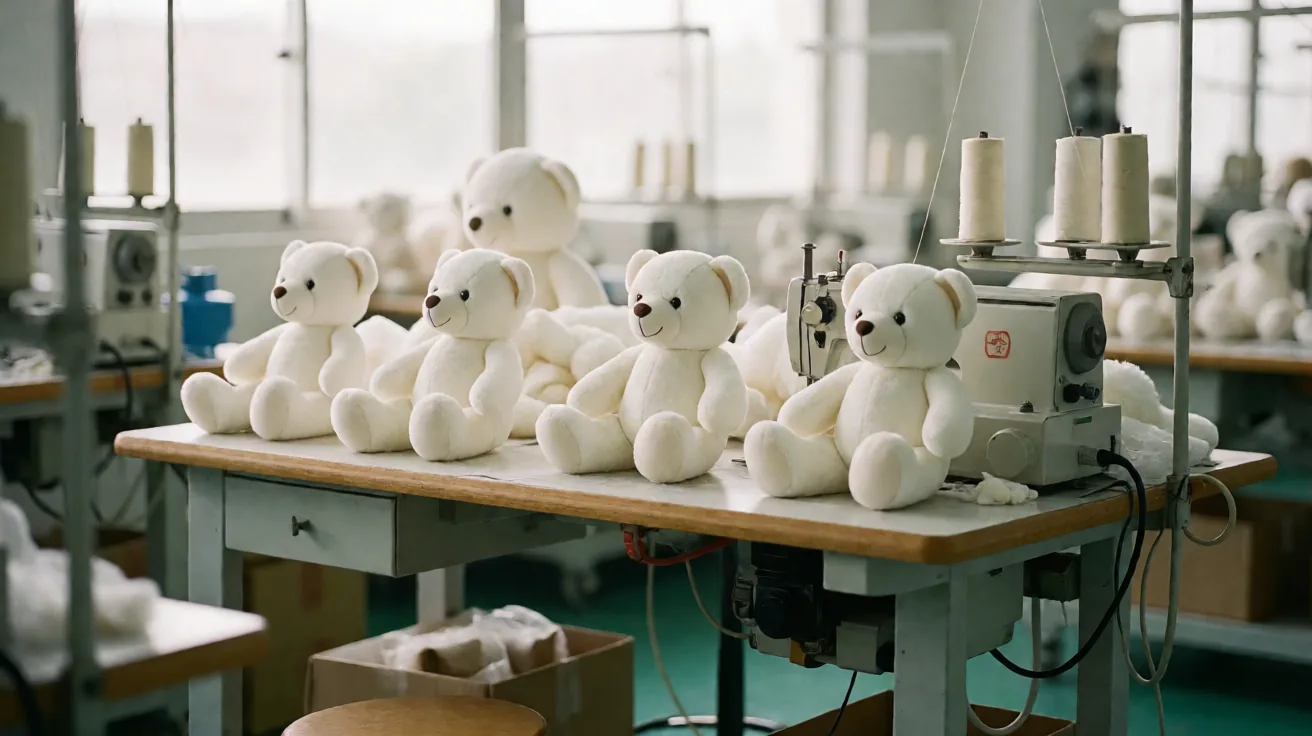 Single-source AI plush toy production line - fabric cutting, embroidery and sewing under one roof