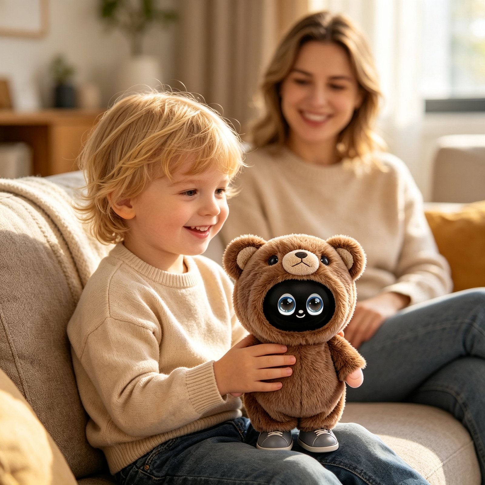 AI Bear Companion Robot — Interactive AI Plush by niokyar