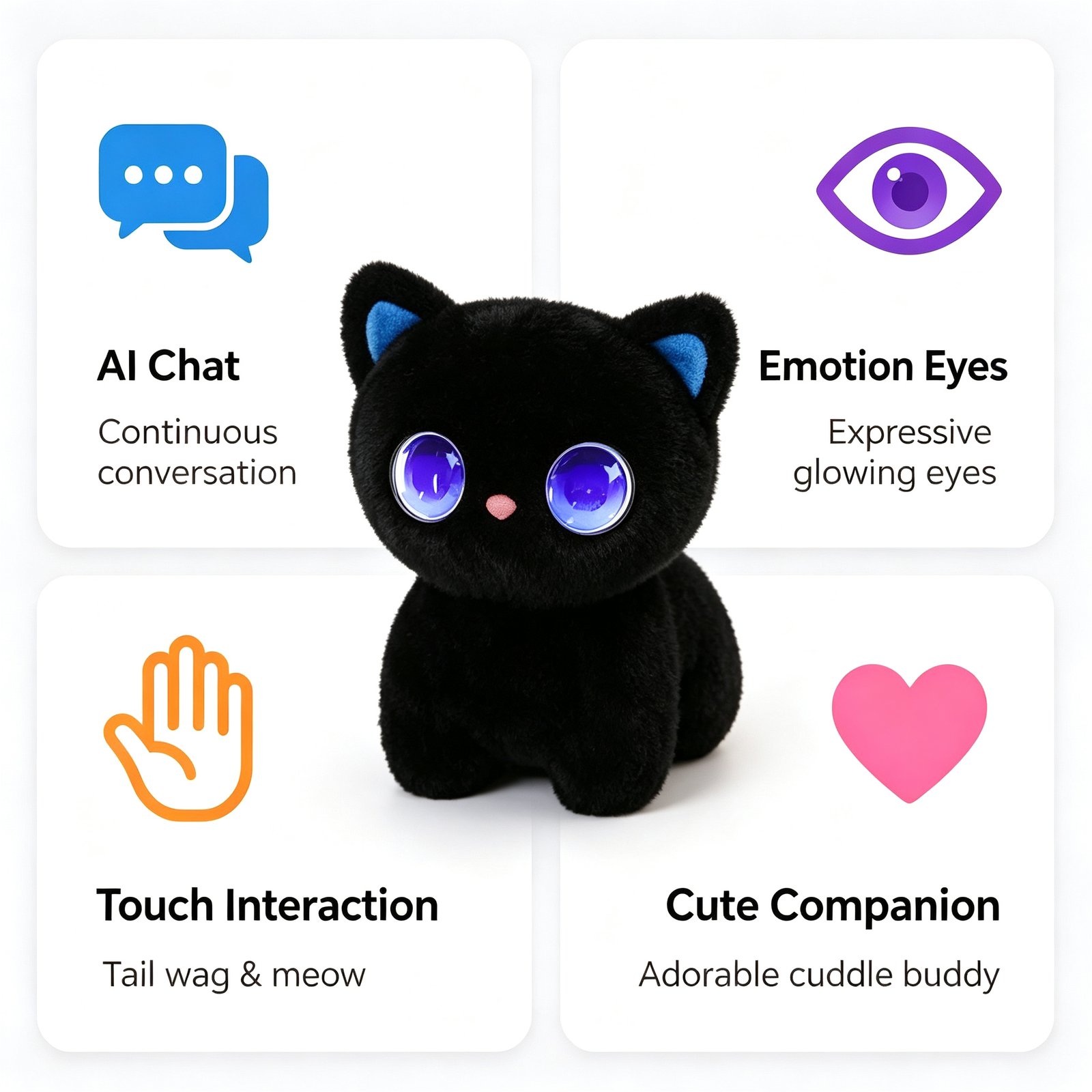 AI Cat Plush Toy — Interactive AI Plush by niokyar