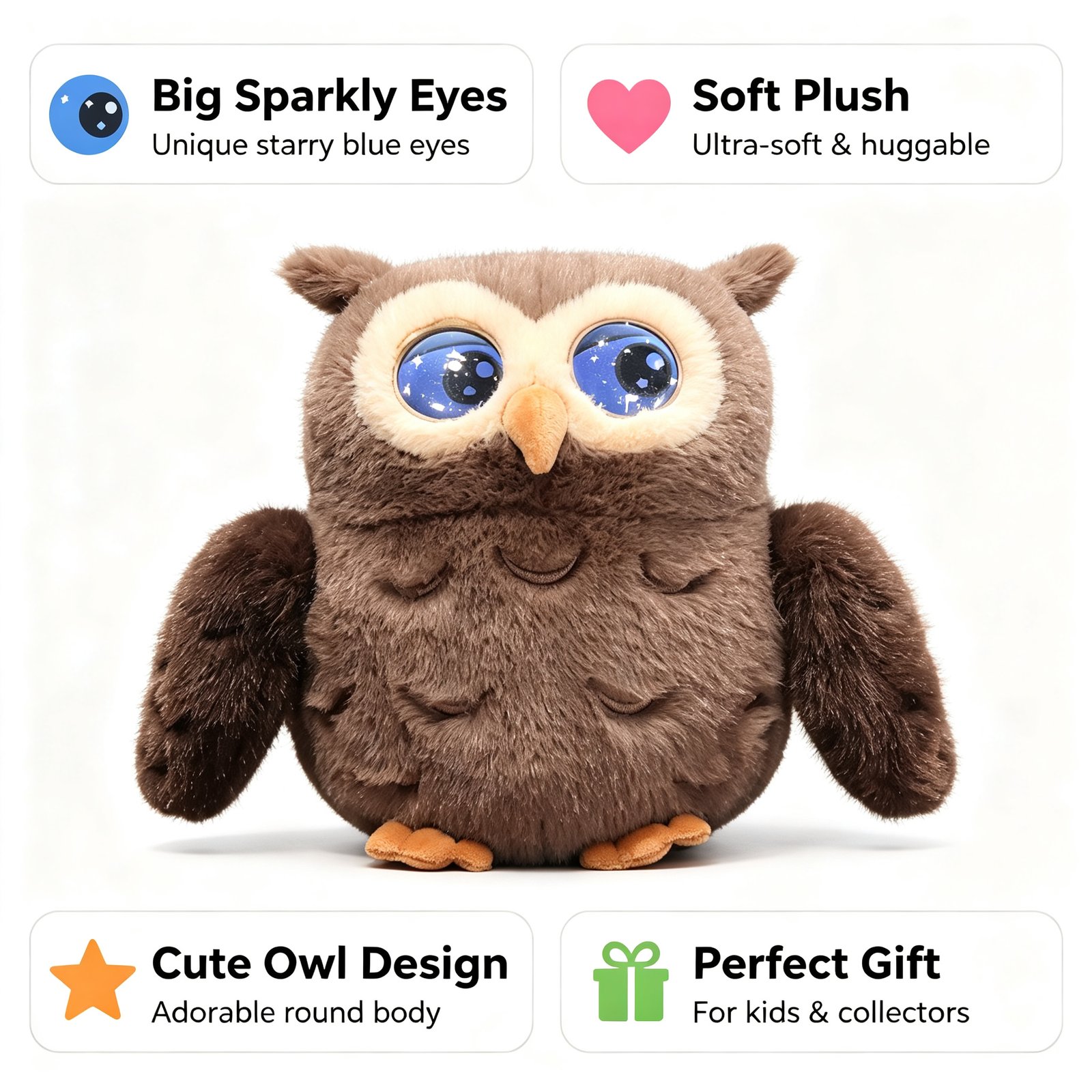 AI Owl Plush Toy — Interactive AI Plush by niokyar