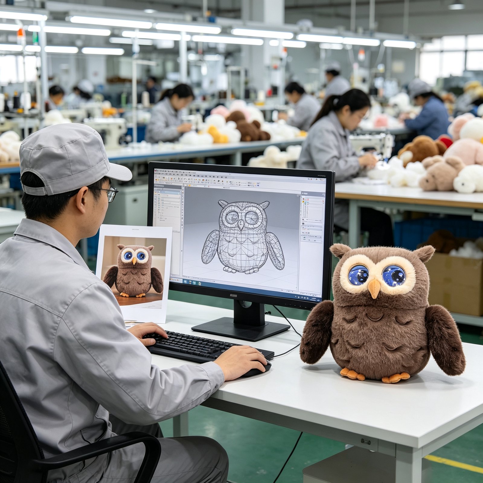 AI Owl Plush Toy — Interactive AI Plush by niokyar