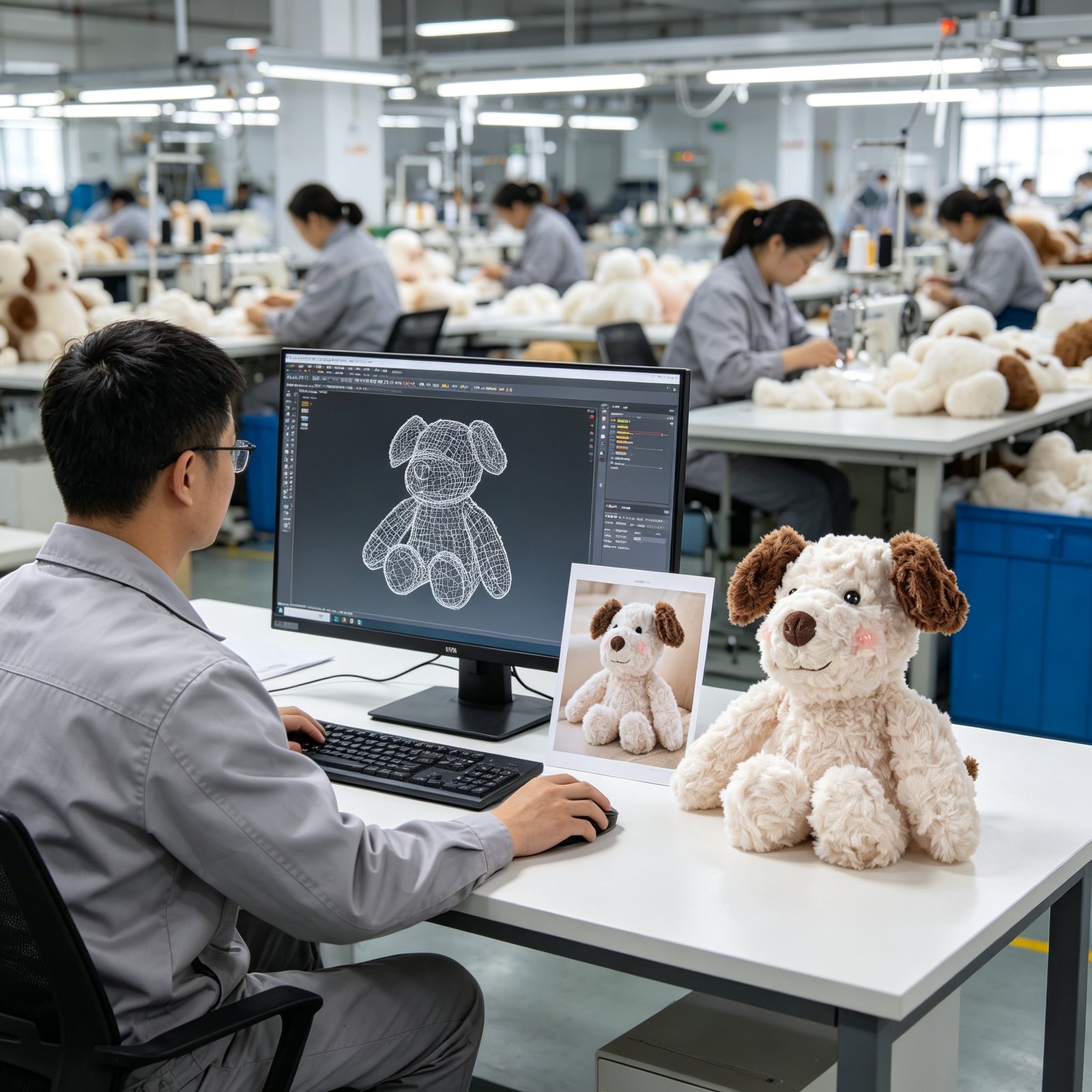 AI Plush Dog Companion Toy — Interactive AI Plush Companion by niokyar