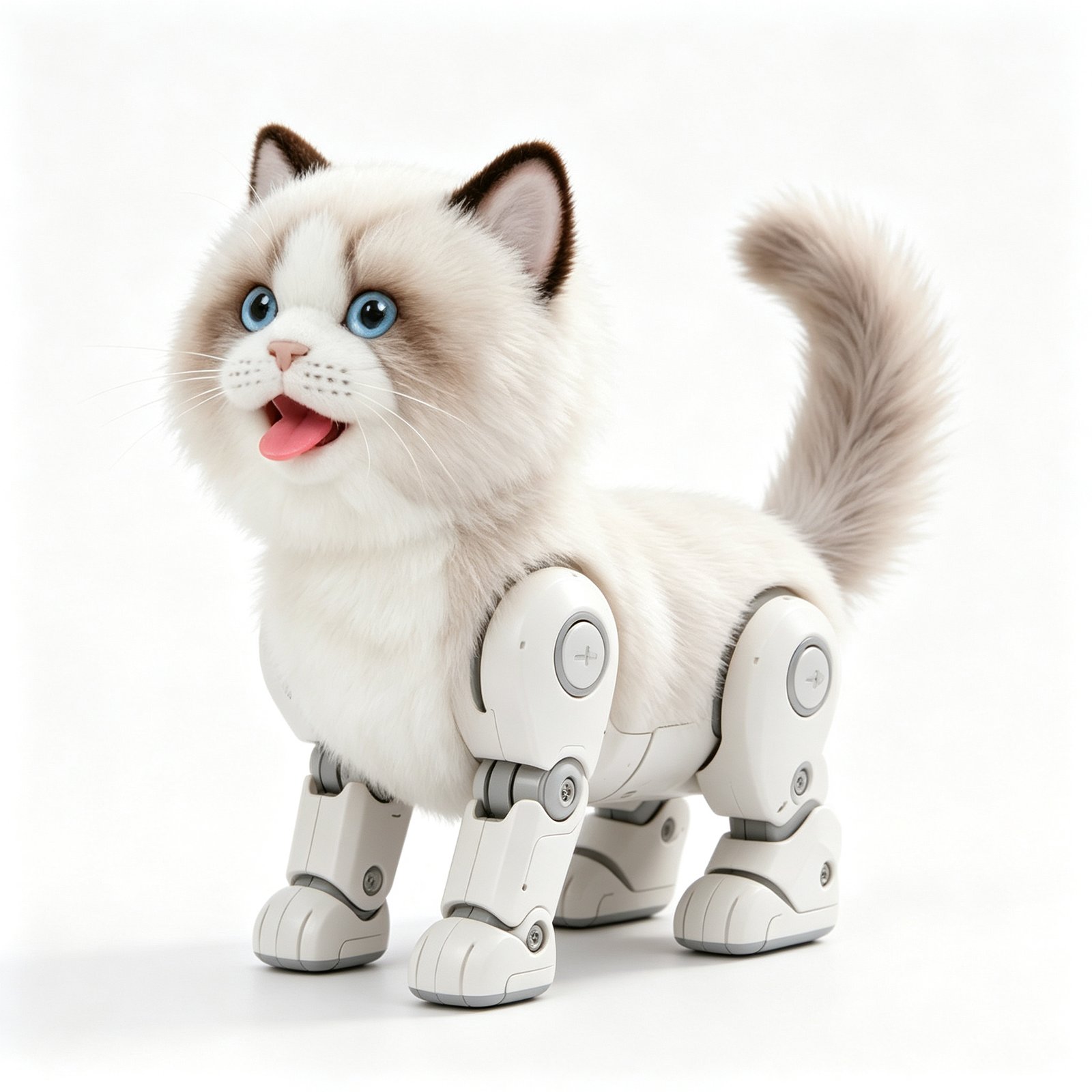 AI Ragdoll Cat Plush Toy — Interactive AI Plush Companion by niokyar