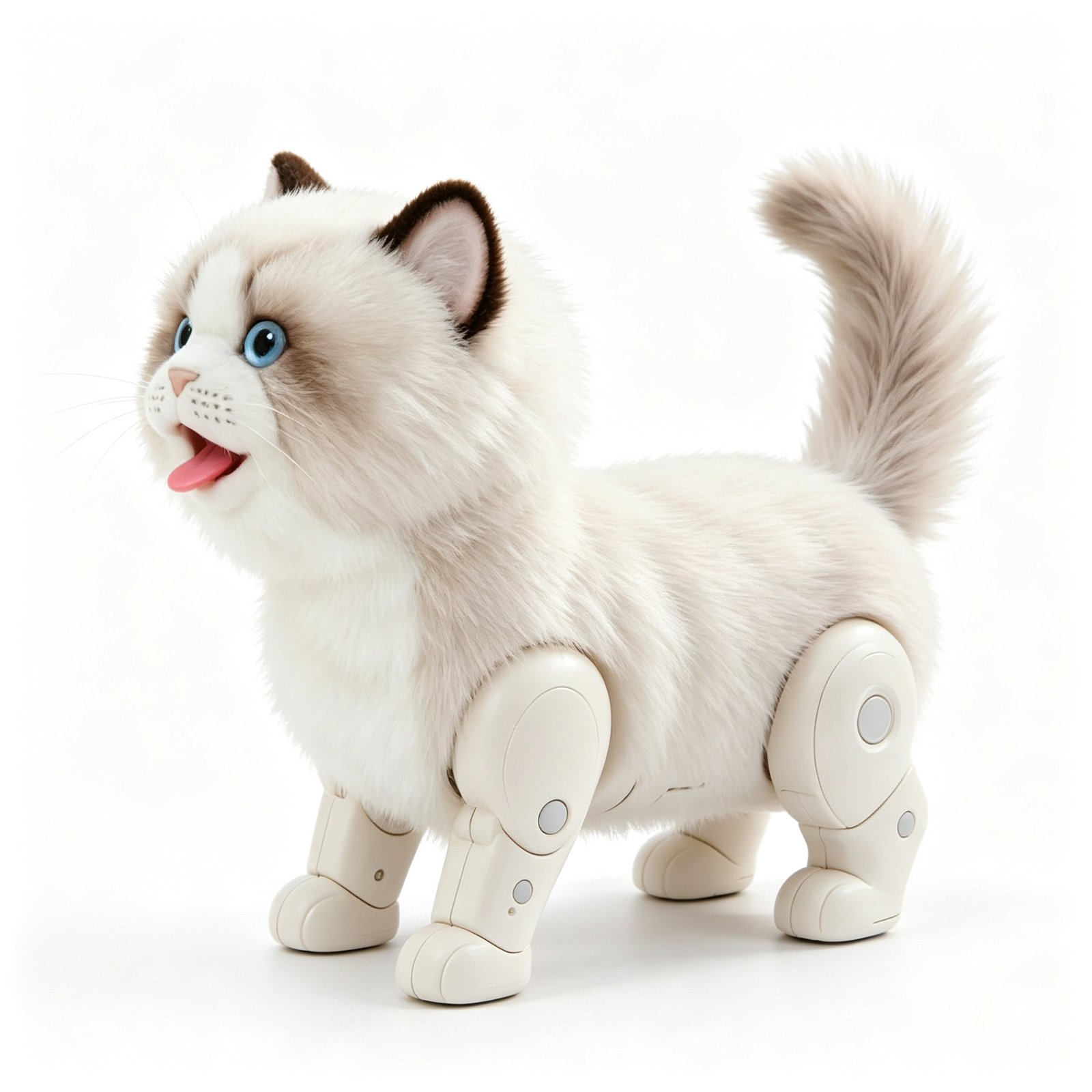 AI Ragdoll Cat Plush Toy — Interactive AI Plush Companion by niokyar