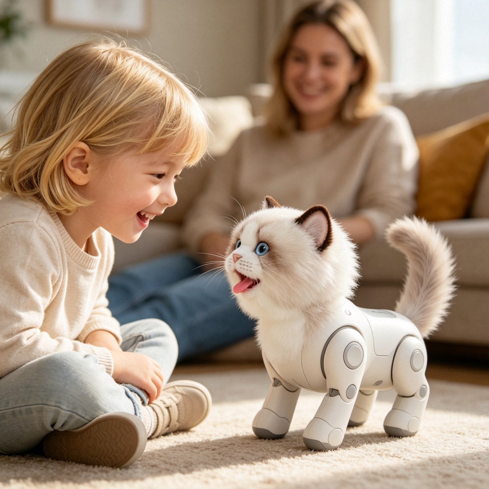 AI Ragdoll Cat Plush Toy — Interactive AI Plush Companion by niokyar