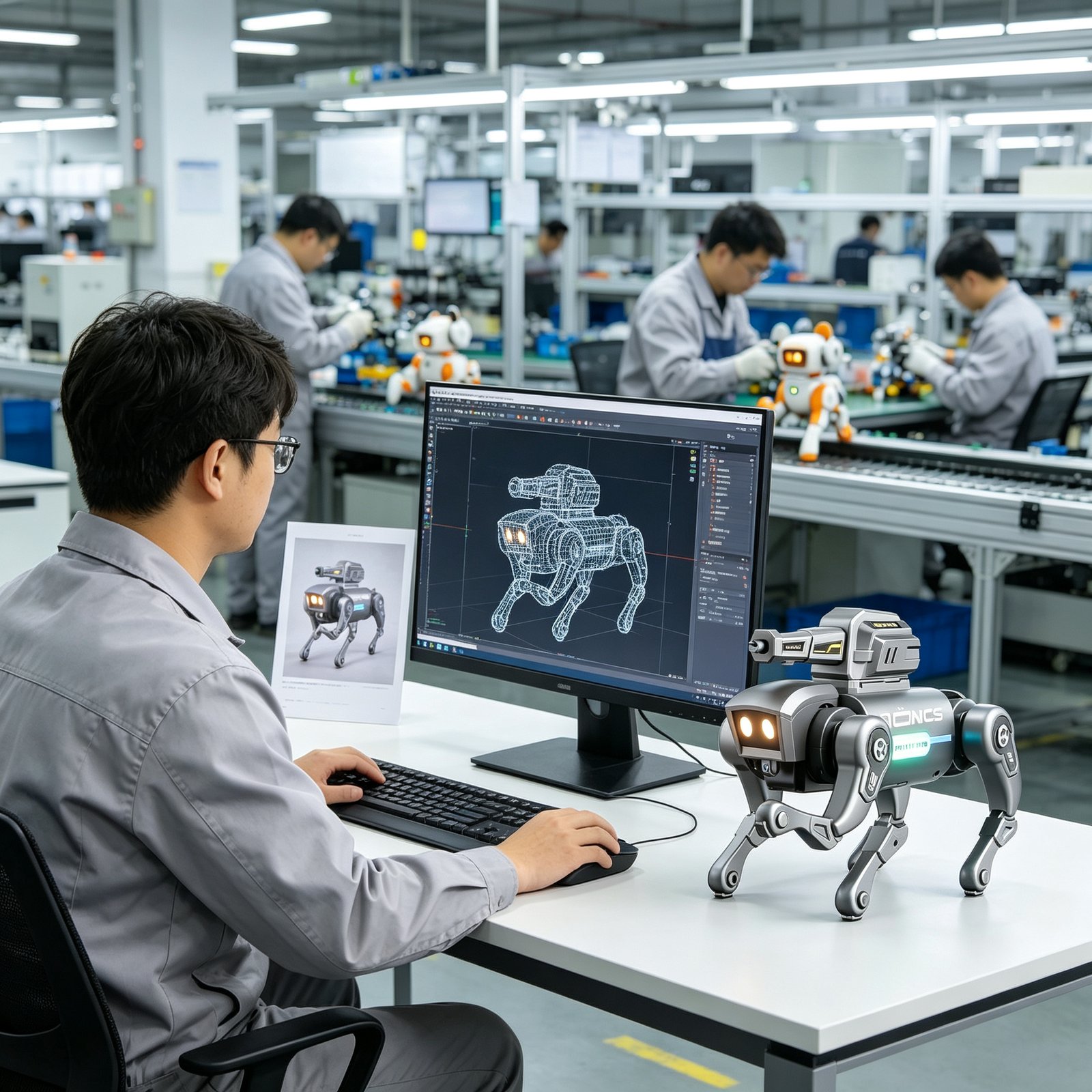 AI Robot Dog STEM Toy — Interactive AI Plush by niokyar