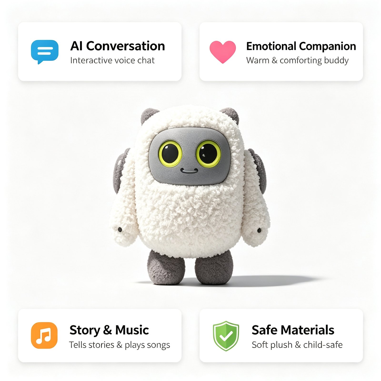 AI Robot Plush Buddy — Interactive AI Plush by niokyar