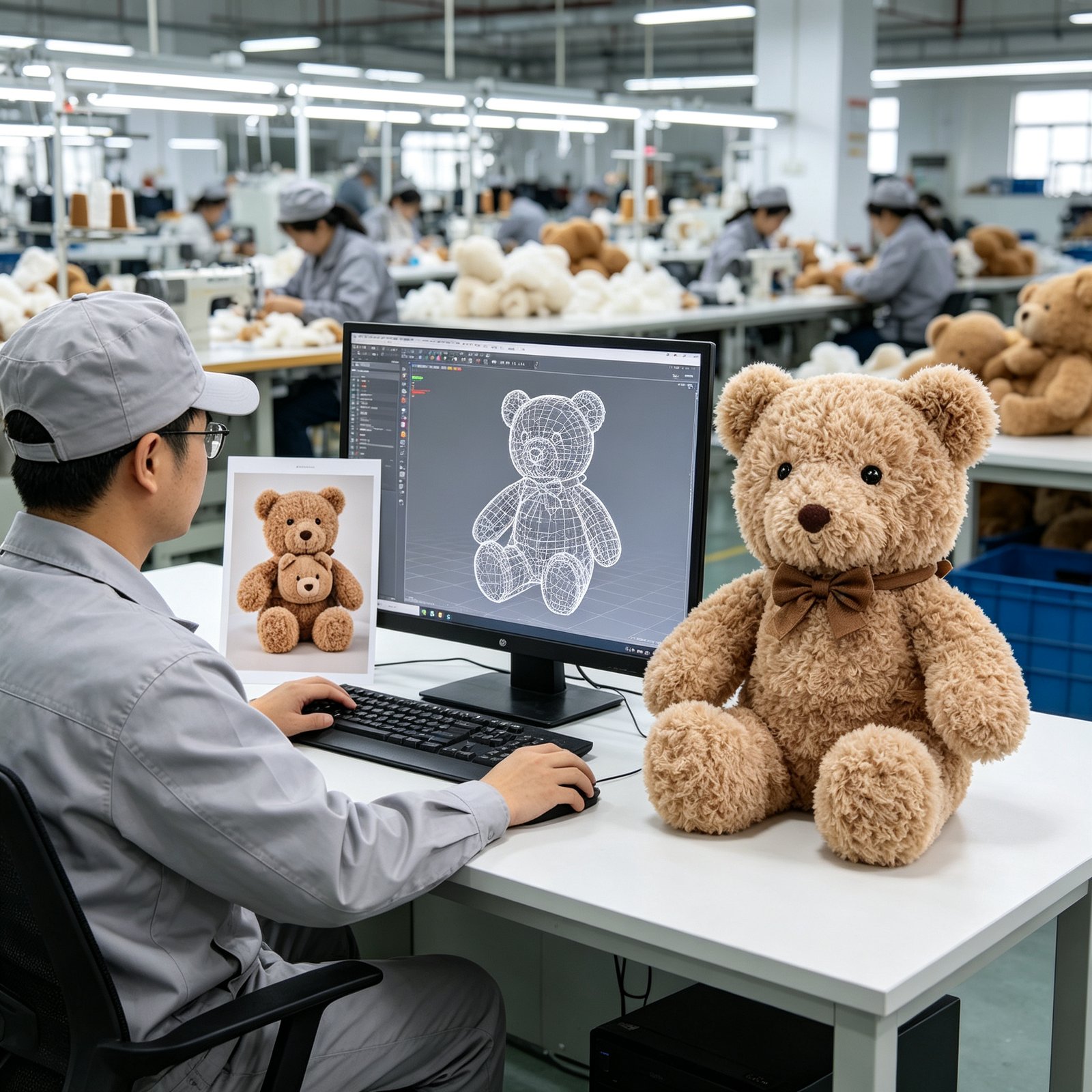 AI Teddy Bear Plush Toy — Interactive AI Plush Companion by niokyar