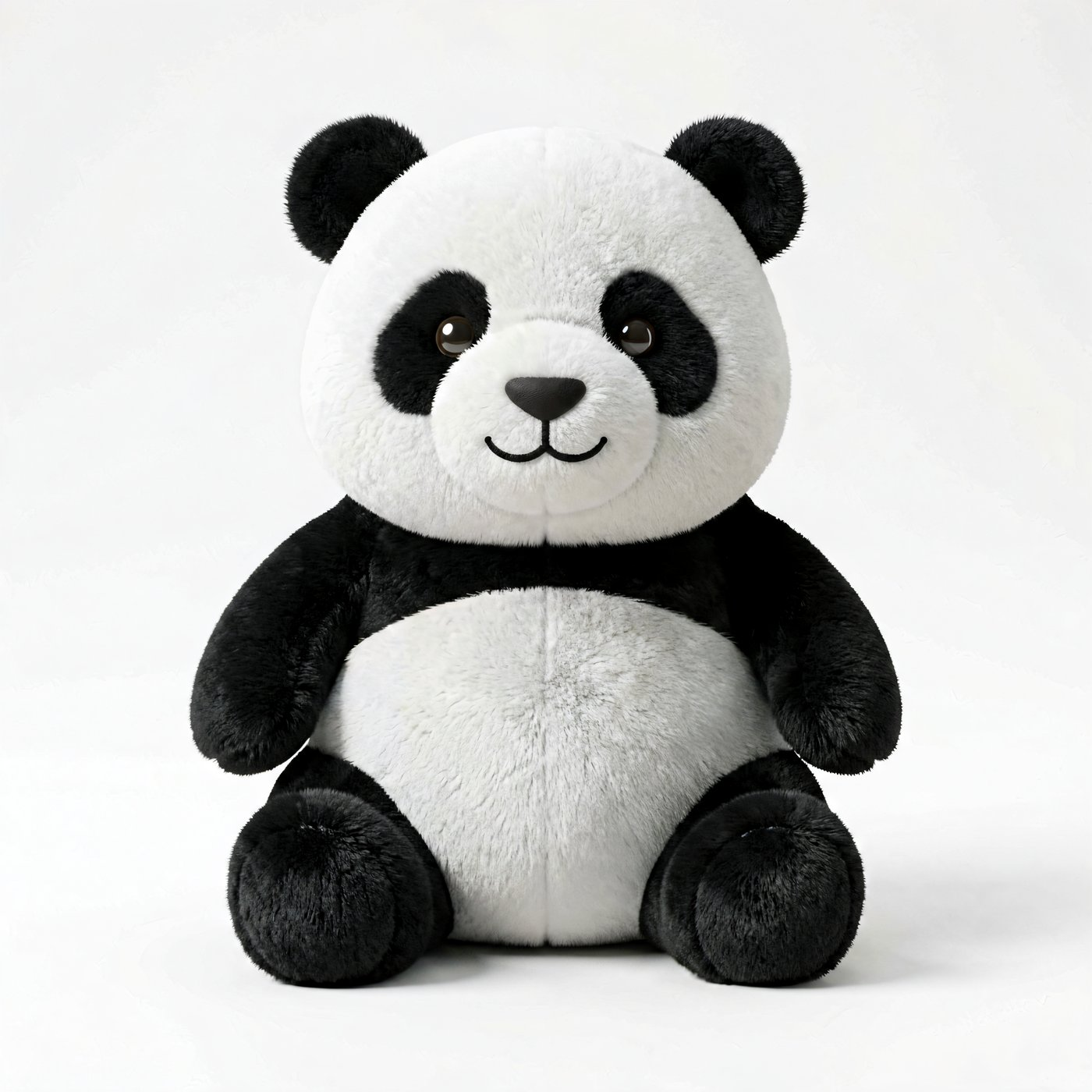 Talking AI Panda Buddy — black-and-white panda AI plush toy